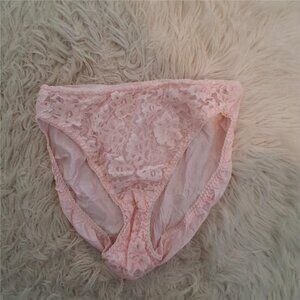 Sedu Fine Lingerie nwot vintage panties womens M 6 pink lace USA